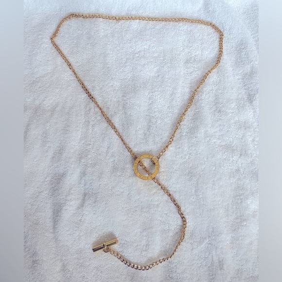 Ralph Lauren Polo Gold Chain Toggle Belt/Necklace. - Picture 1 of 7
